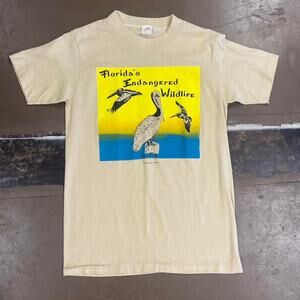 Vintage 70s 80s Florida’s Endangered Wildlife single stitched graphic t-shirt